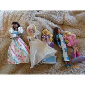 Lot of vintage McDonald's Barbie Happy Meal toys